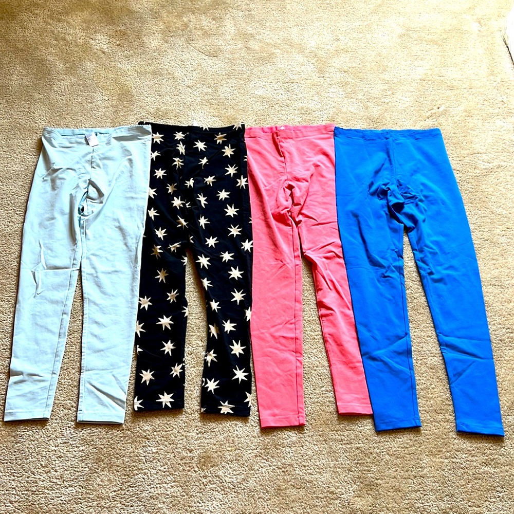Tea collection 3 NEW leggings and 1 gently worn leggings
